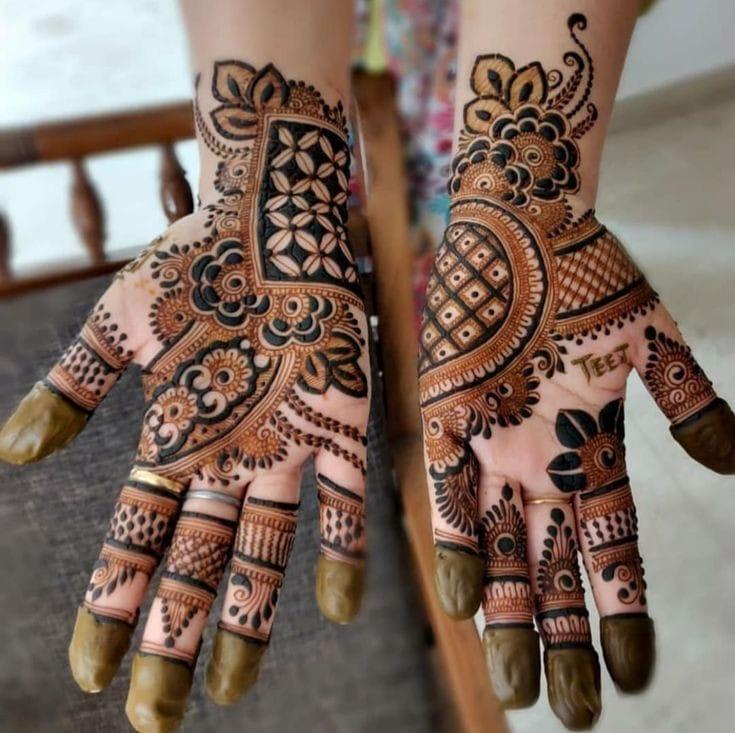 Eid-Ul-Fitr 2020: 10 Gorgeous DIY Mehendi Designs That Can Be Done Is Less  Than 20 Mins During Lockdown